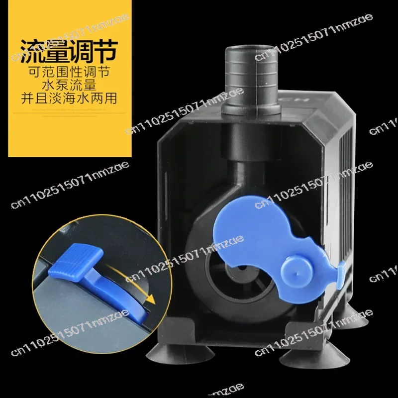 Ultra Quiet Submersible Aquarium Water Pump - Adjustable 1500-5000L/h for Fish Tank/Fountain/Garden Pond/Rockery CN Plug