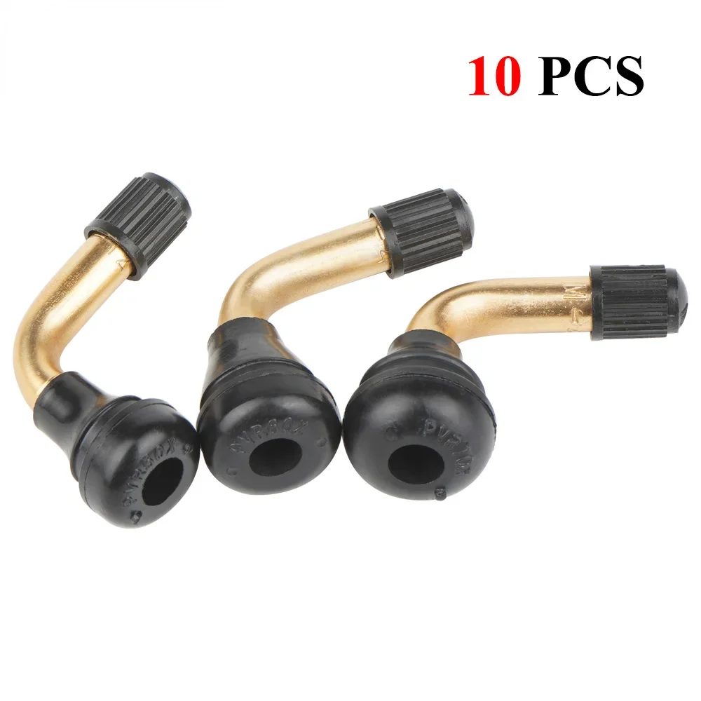 10 Pieces PVR50 PVRr60 PVR70 Motorcycle Electric Vehicle Vacuum Tire Nozzle Tubeless Tire Rim Motorbike Valve Stem Accessories