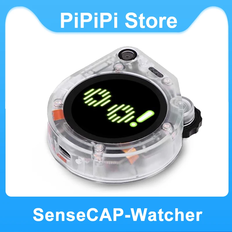 

SeeedStudio SenseCAP Watcher Прозрачный корпус ESP32-S3 Камера AI Himax WiseEye2 HX6538 Агент с искусственным интеллектом для умных помещений
