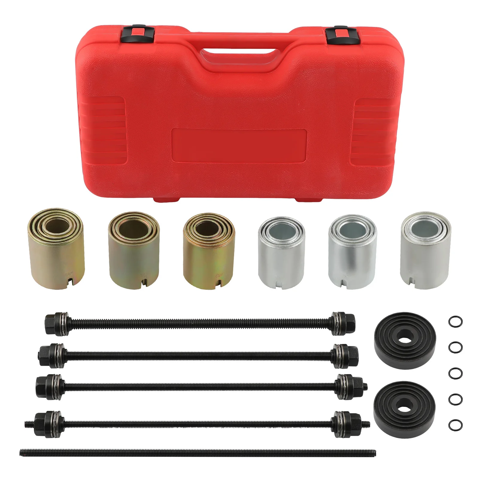 26pc Universal Press Pull Sleeve Kit Remove Install Bushes Bearings Garage Tools