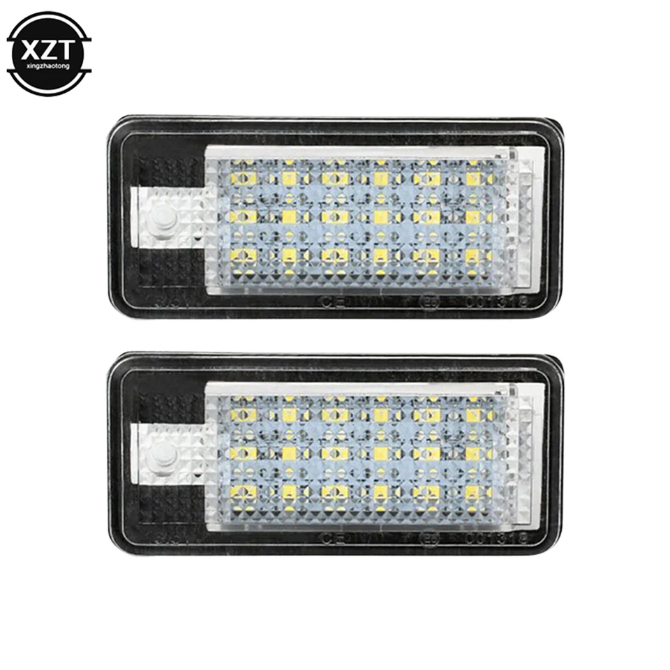 OZ-LAMPE Luces Matrícula LED Compatible Audi A3 A4 A6 Q7 - Canbus Sin Errores 5050