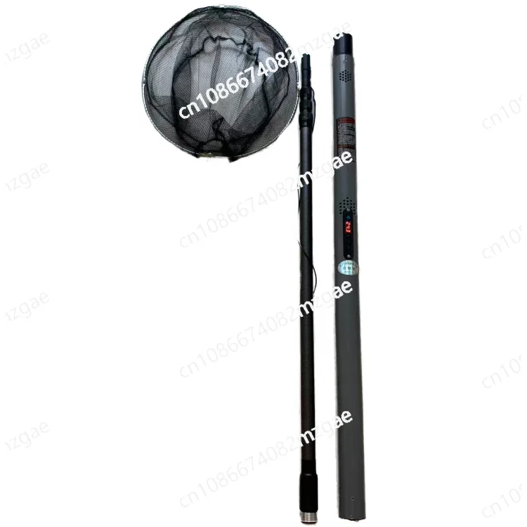 Hot Folding & Telescopic Integrated Net Rod CNC Plastic Landing Net Fishing Gear