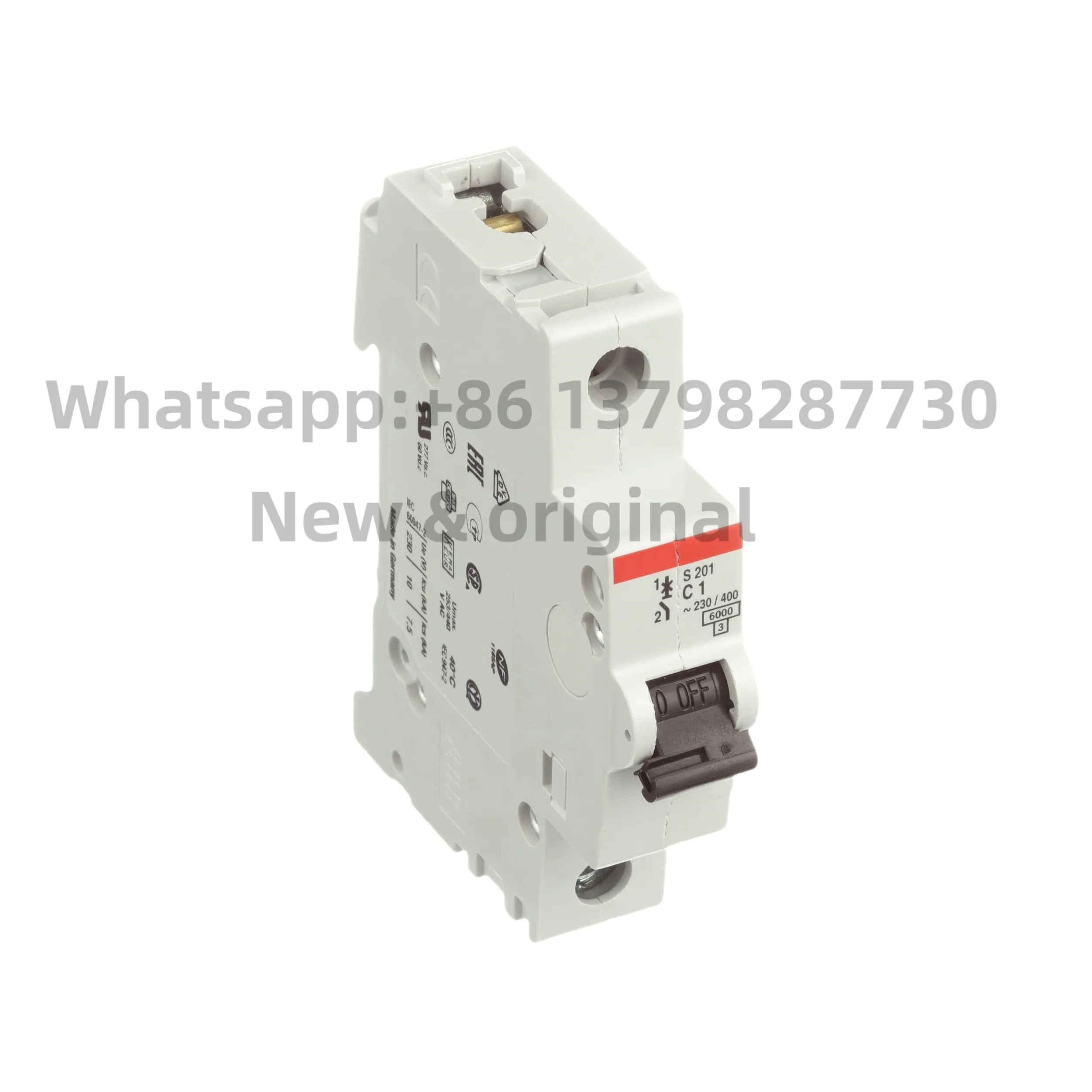 New original Miniature Circuit Breaker S201-C1 1P 1A Air Switch