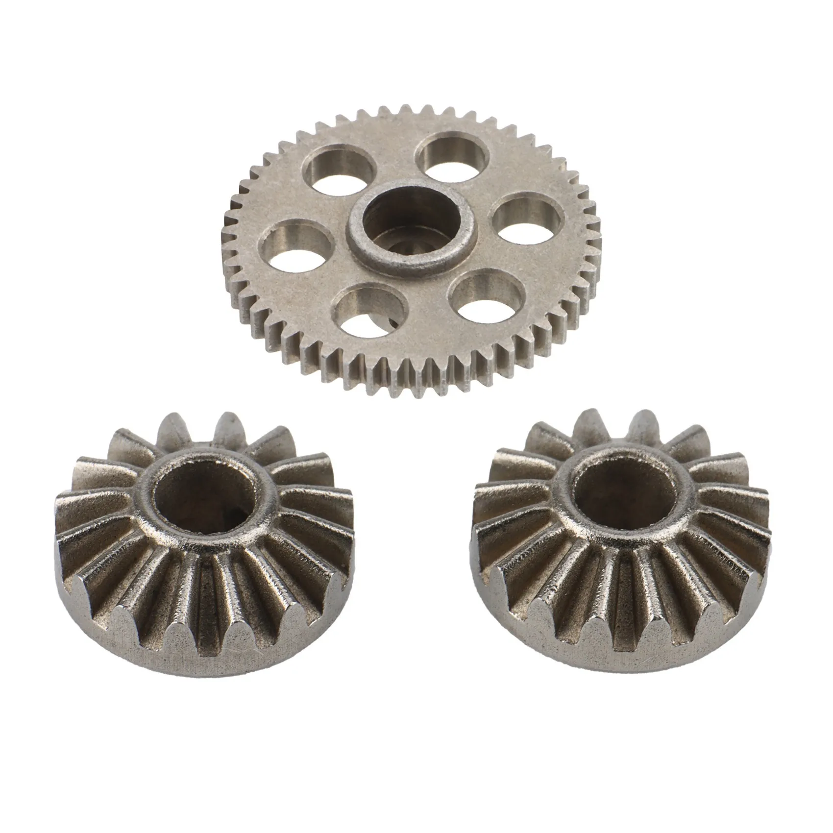 ขอแนะนํา 2 ชุดสําหรับ HBX 16889 16889A 16890 16890A RC รถอะไหล่อุปกรณ์เสริม, โลหะ Spur Gear และโลหะ Differential Drivin