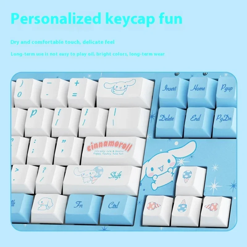 Imagem -05 - Akko 3108b Anime Genuíno Teclado Mecânico de Marca Conjunta com Fio Modo Único Rollover Teclado Mecânico de Escritório para Jogos