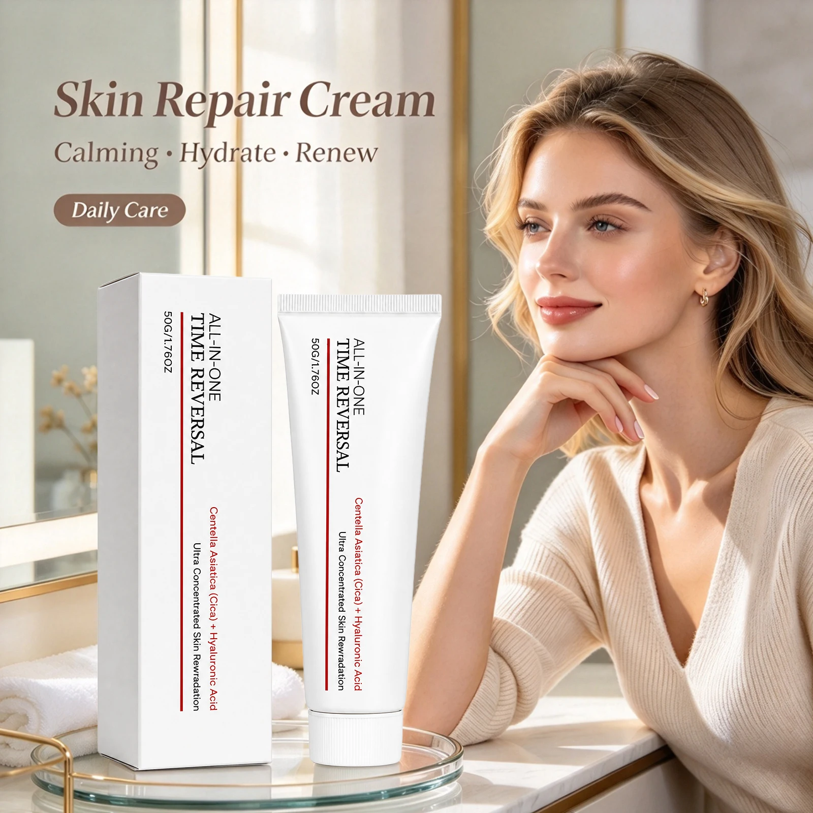 All In One Face Cream Anti Oxidative Soothe Dry And Tight Skin Long Last Hydration Skin Revitalizing Brighten Skin Day Night Use