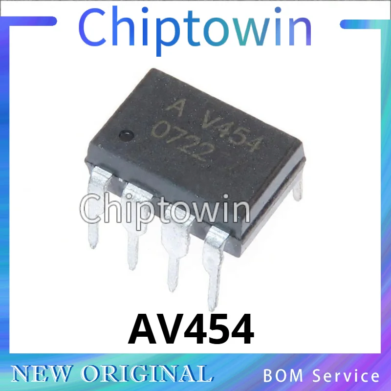 5/50/500 pcs HCPL-V454 AV454 V454 HCPLV454 DIP-8 Optocoupler Original In Stock W7