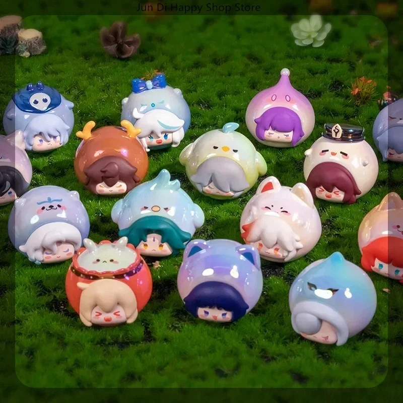 

Genshin Impact Blind Box Furina Мини Аниме Фигурка Игра Сюрприз Коробка Q Версия Камисато Фигурки ПВХ Куклы Игрушки Настольный Декор Подарки