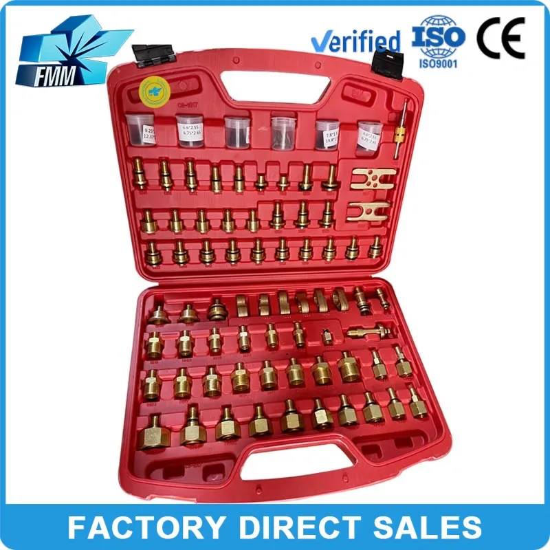 

FMM Europe and America Asia Japanese Auto AC A/C Air Con Conditioning Refrigerant Leak Test Detection Adapter R134a Repair Tools