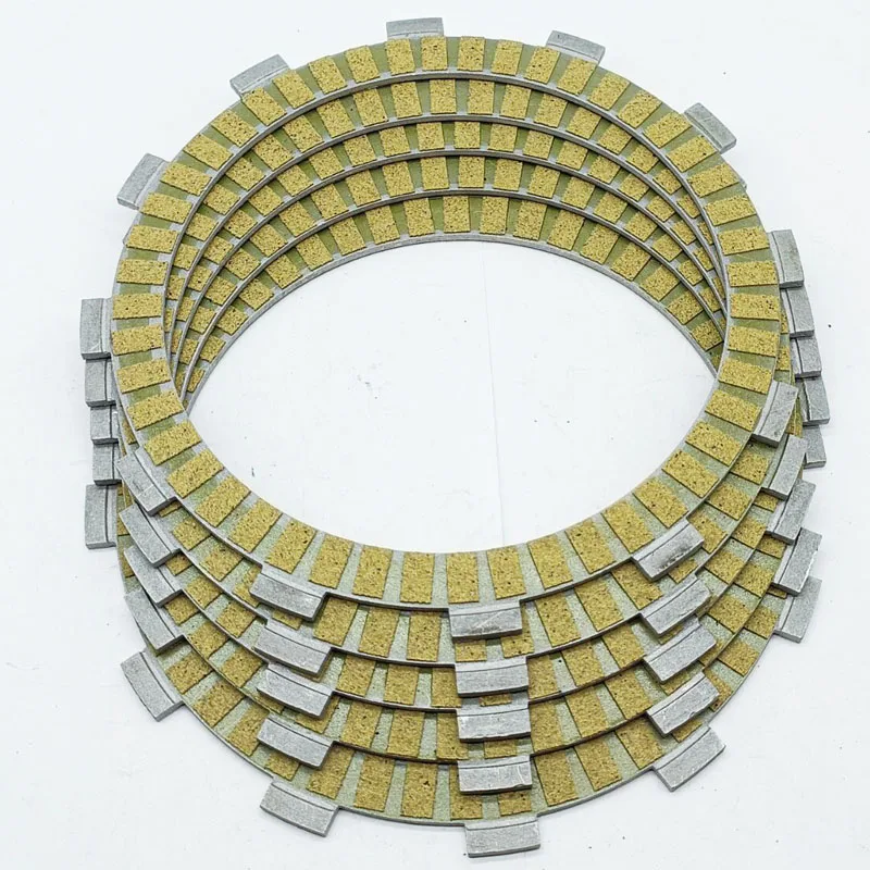 Clutch Friction Plates Fits Kawasaki EL250 D1-D5 1990-1994/GPZ250R (EX 250 E) 1986/EX250  F2-F19 Ninja 250R 1988/1989/1990 -2005