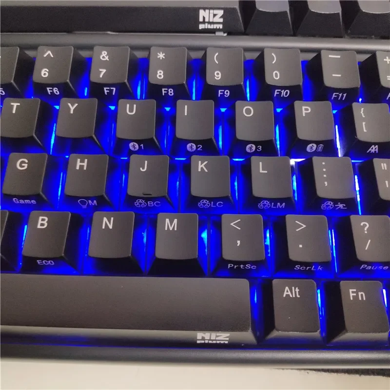 

50 г емкостная RGB Bluetooth NIZ Atom68 клавиатура Беспроводная полная клавиша Программируемая POM-клавиатура 68 клавиш MAC игры