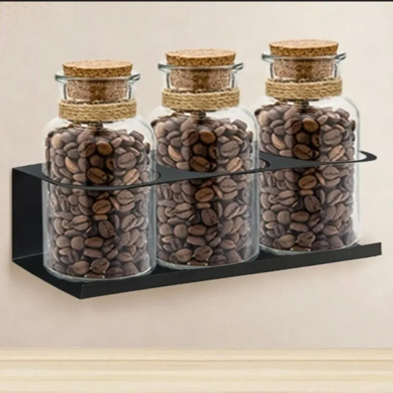 2/3/4 Slots Magnetic Water Bottle Organizer Space Saving Coffee Cup Holder Side Drink Shelf Suitable for Mugs Neatly Organized