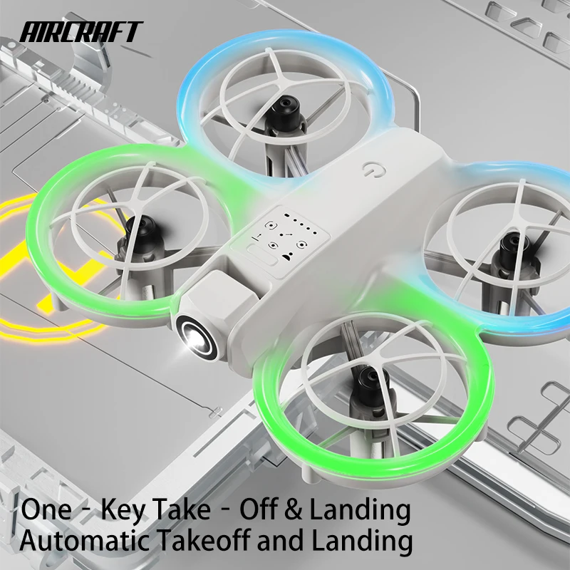ESC Camera 360° Roll RC Drone Altitude Hold One click Takeoff/Landing Intelligent Control System Lights MiNi Drone Quadcopter