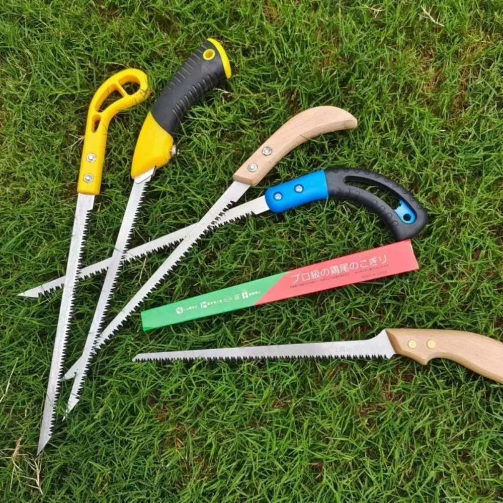 Handsaw Garden Saw Steel Saw Tools W/ Wooden Handle Woodworking Saw Convenient For Wall Panel Bending