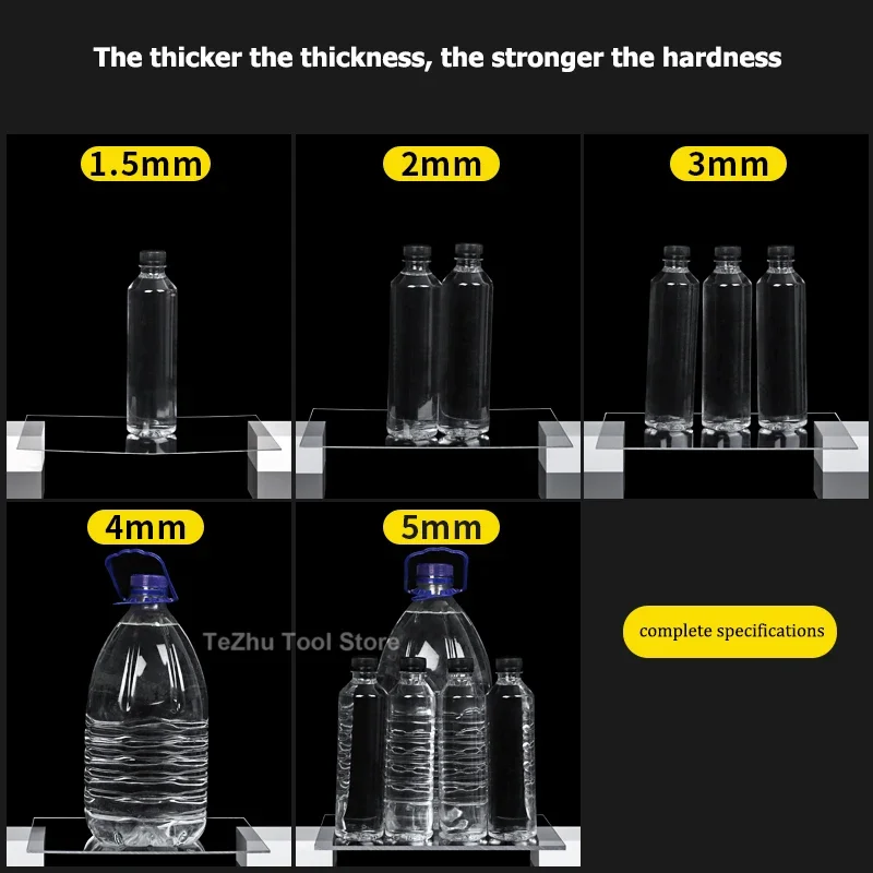 PC لوح التحمل ورقة سميكة 0.3-15 مللي متر لوحة بلاستيكية شفافة الغبار لوحة مزخرفة فيلم المظلة لوحة الإضاءة النهارية #3