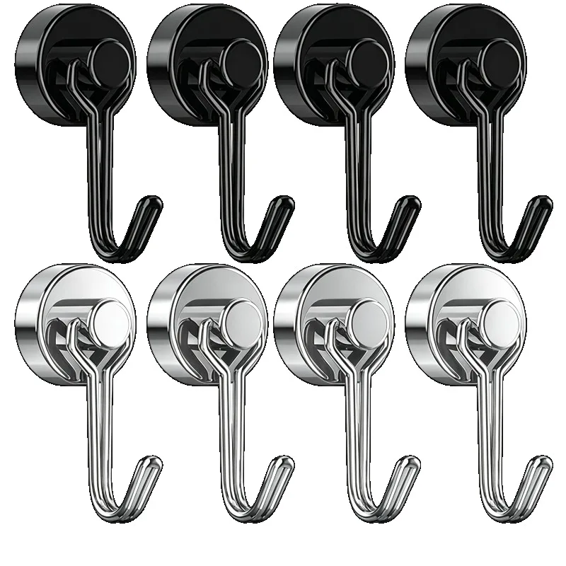 Magnetische Haken Hochleistungs-Neodym Stark Haftende Seltenerd-Magnete für Kreuzfahrtschiffe Kühlschränke Küche Büro Bad Organisation – Detail 2