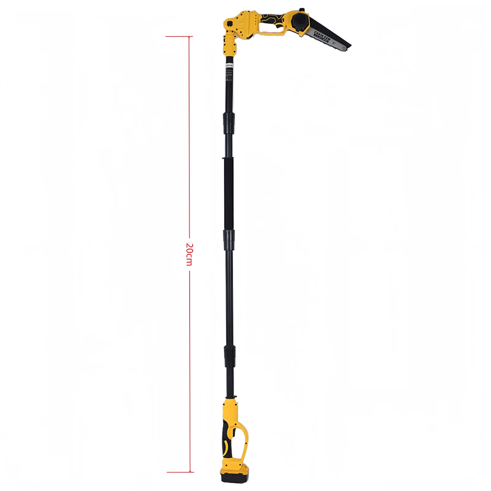3 IN 1 Brushless Electric 8 Inch Chainsaw 28MM Scissors Telescoping Pole High Garden Pruning Tool For Dewalt 20V Battery