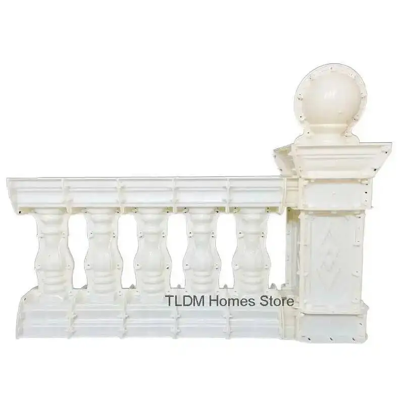 European Roman Column Railing Mold for Villa Garden Buildings Mold Home Balcony Cast-in-place Cement Garden Fence Railing Mold