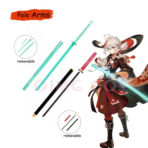 Genshin Impact Kaedehara Kazuha Cosplay Weapon Props Model Knife and Sword