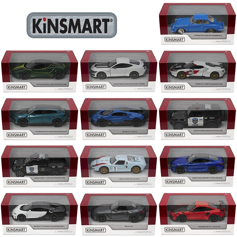 KiNSMART Zhiguan 1:36 игрушечный автомобиль из сплава, модель гоночного автомобиля, коллекция украшений в штучной упаковке