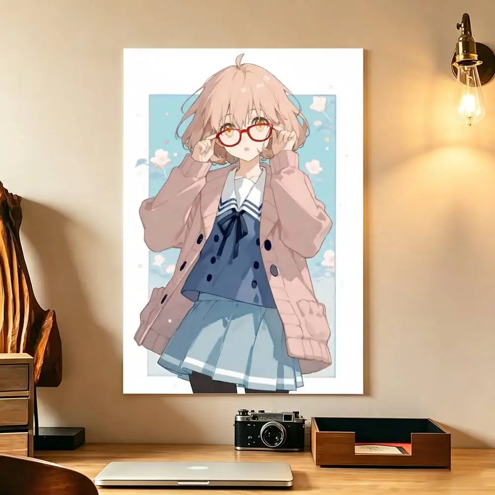 Anime B-Beyond the Boundary Poster Waterproof Wall Art Sticker For Bar Living Room Vintage Decor High Quality Print Gift