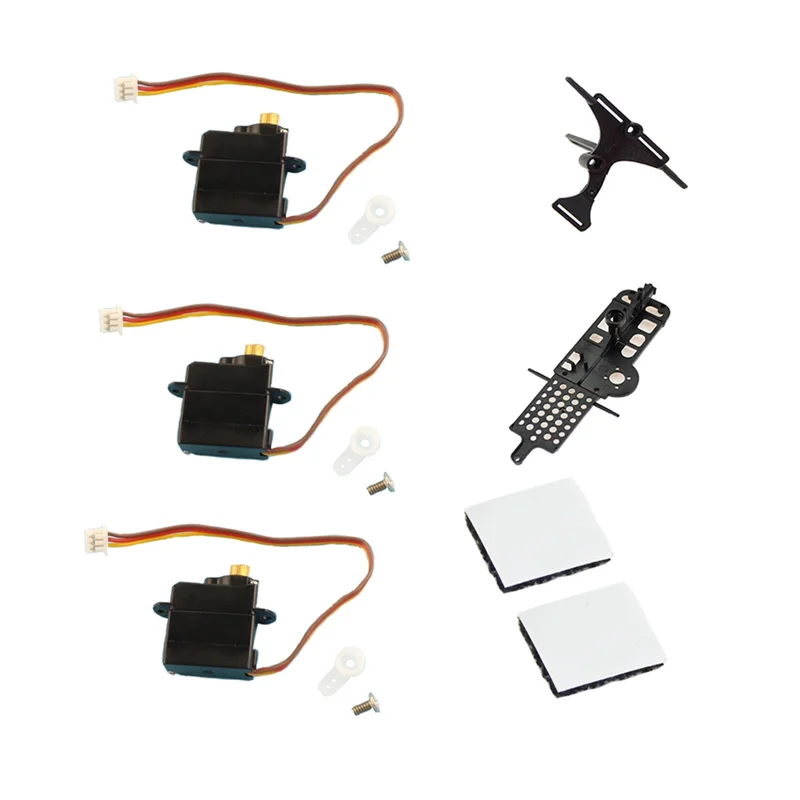 1 Set XK K110 Upgrade to K110S Metal Servo Main Frame Servo Plate for WLtoys XK K110 K110S RC Helicopter Upgrade