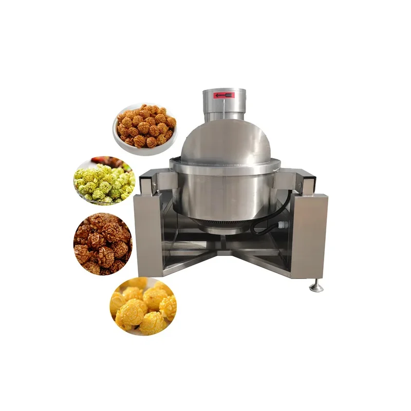 Hot Sale Large Scale Industrial Chicken Manufacture Frying hineTumbler Popcorn Producing hine-600L