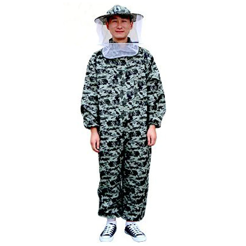 

Breathable Camouflage Anti-bee Suit Prevent Stings Siamese Beekeeping Suit collecting honey Protective Clothing Beekeeper Suit