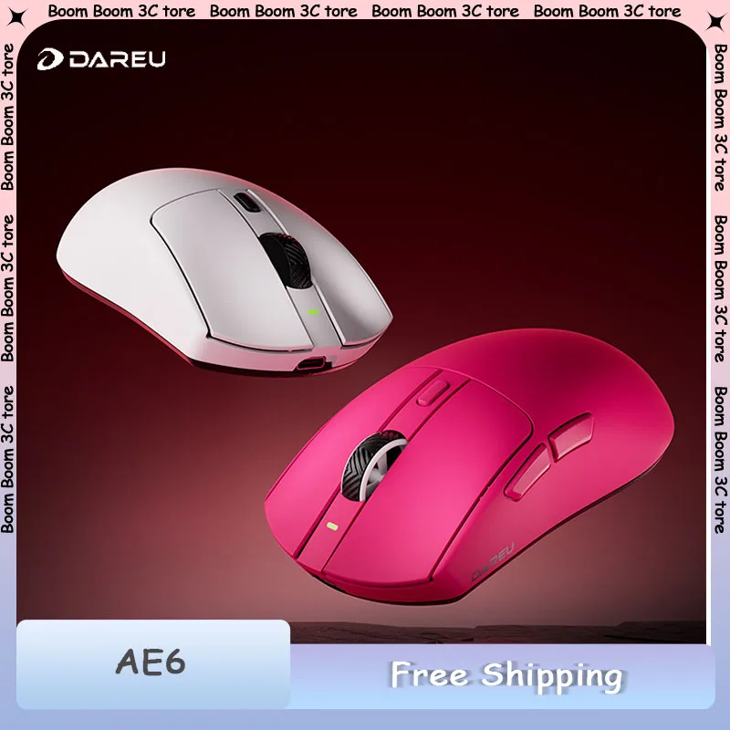 

DAREU AE6 Gaming Mouse Tri Mode Nordic52840 Low Latency 8KHz Long Battery Life Game Office Mouse PC Accessories Gifts