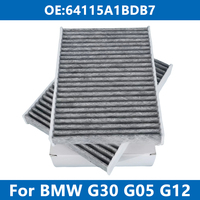 Car Cabin Air Filter Conditioner 64115A1BDB7 For BMW G05 G06 G07 G11 G12 G30 G31 518d 520i 525d 530i 725 730 745e 840 X5 X6 X7