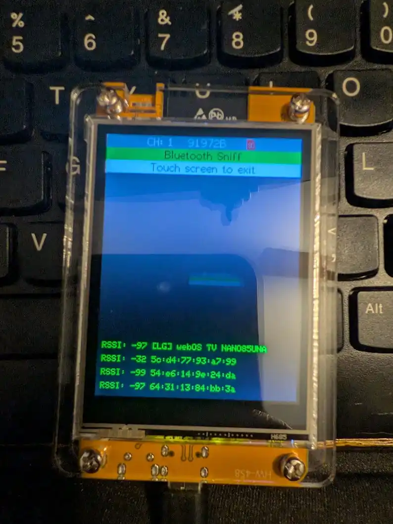 Mar-x-Auder デバイス ESP32 Marauder CYD 2432r028 ワイヤレス WiFi Bluetooth セキュリティ ツールキット タッチスクリーン オープンソース ファームウェア