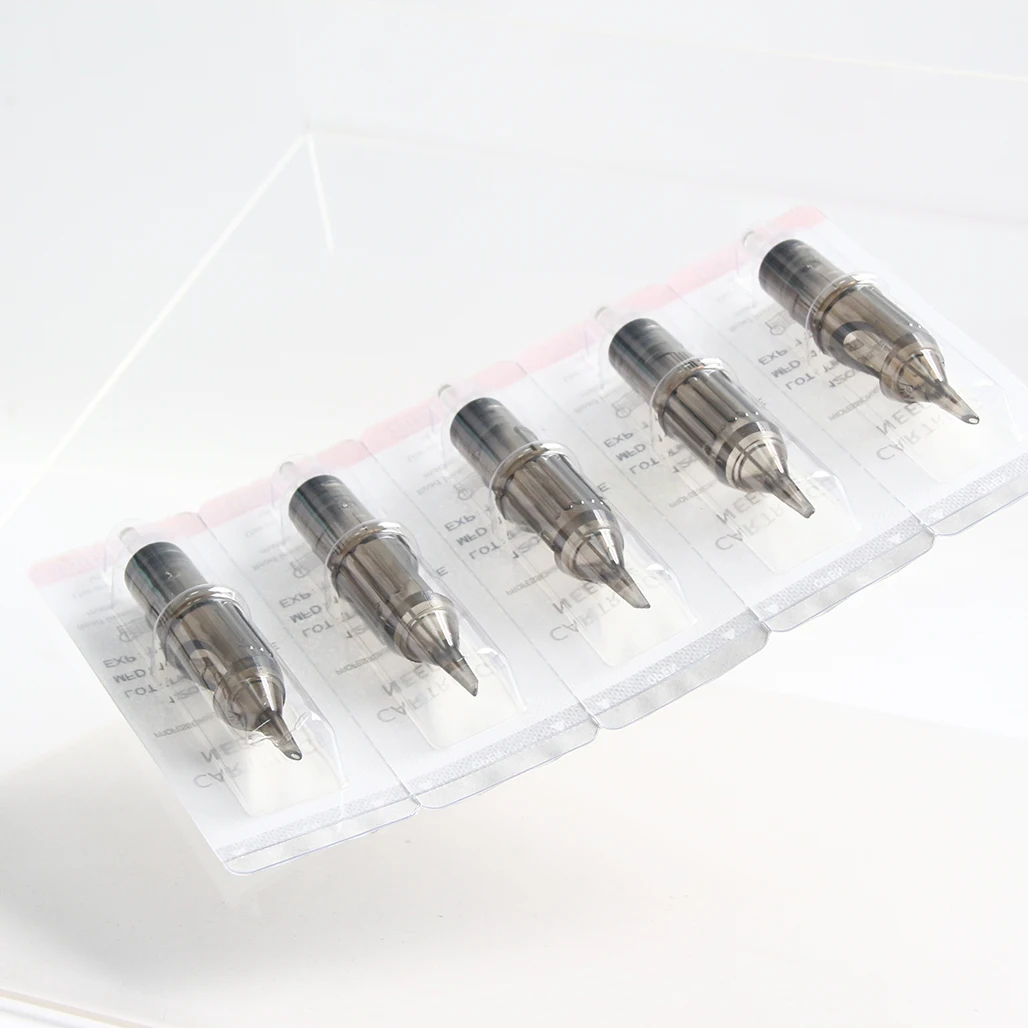 10pcs/box 1201RL 0.35mm Tattoo Needle Cartridge For Permanent Makeup Pen Machine Tattoo Pen