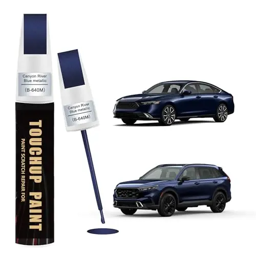 Canyon River Blue Metallic(B-640M) Car Paint Touch Up Pen for Honda,Automotive Scratch Remover for Nicks & Chips Repair