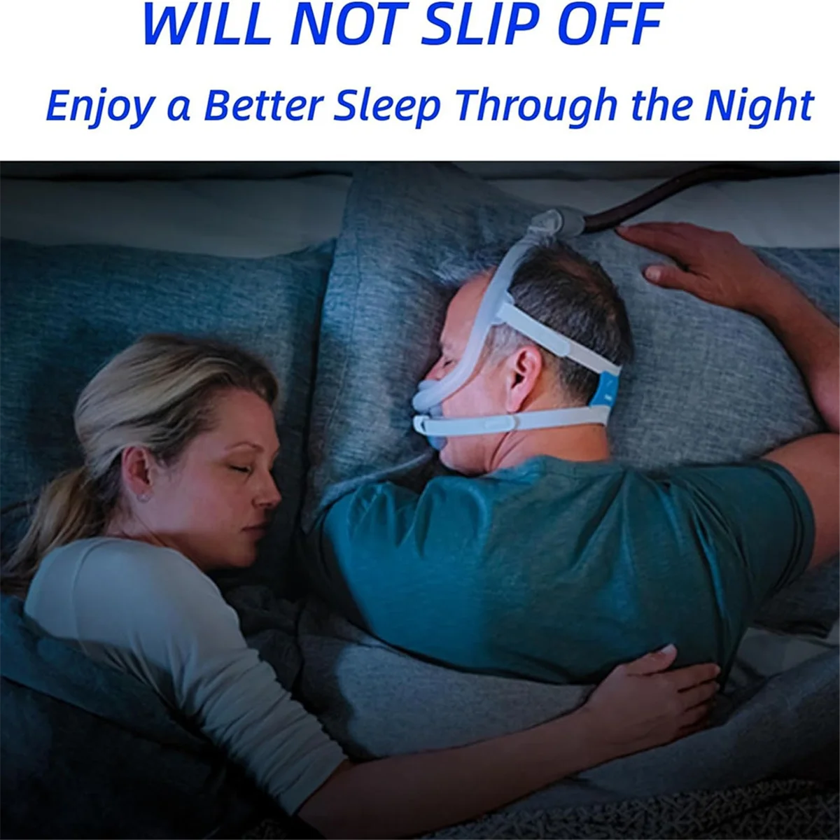 2er-Pack CPAP-Kopfbedeckung Air Fit F30i Ersatz-Kopfbedeckung für Airfit F30i – CPAP-Zubehör, Zubehör, Riemen
