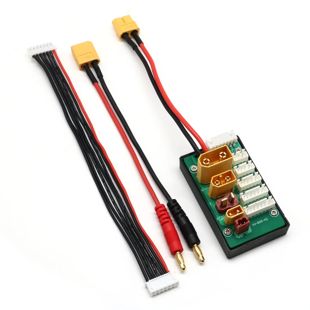 XT30 XT60 XT90 JST T Plug 2-6S Parallel Charging Board for Skyrc B6 B6AC ISDT Q6 Lite HOTA D6 Pro ToolkitRC Charger