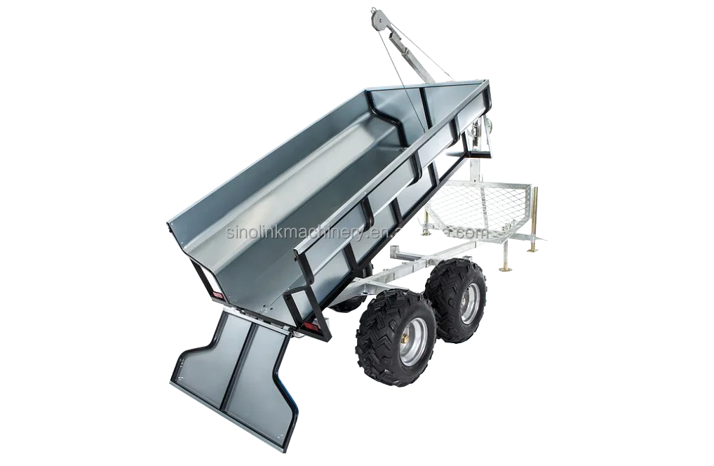 Sinolink Tb1000 Carrying Capacity of 1000 Kilograms with Crane Lumber Trailer