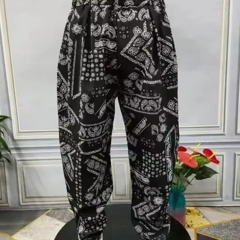 Spring Autumn New Fashion Elastic Waist Tie Dye Korean Thin Style Hip Hop Men\'s Clothing Simplicity Breathable Youth Haren Pants