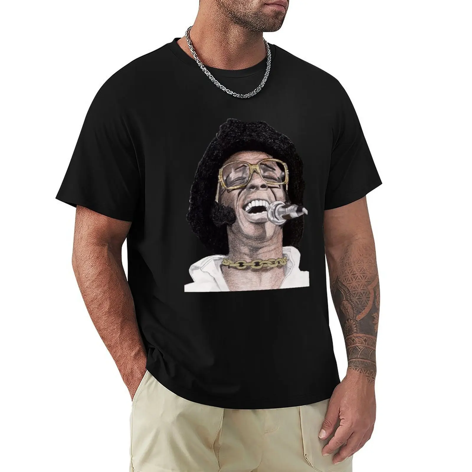 Sly Stone T-Shirt Sweat Resistant Workout Tee Shirt
