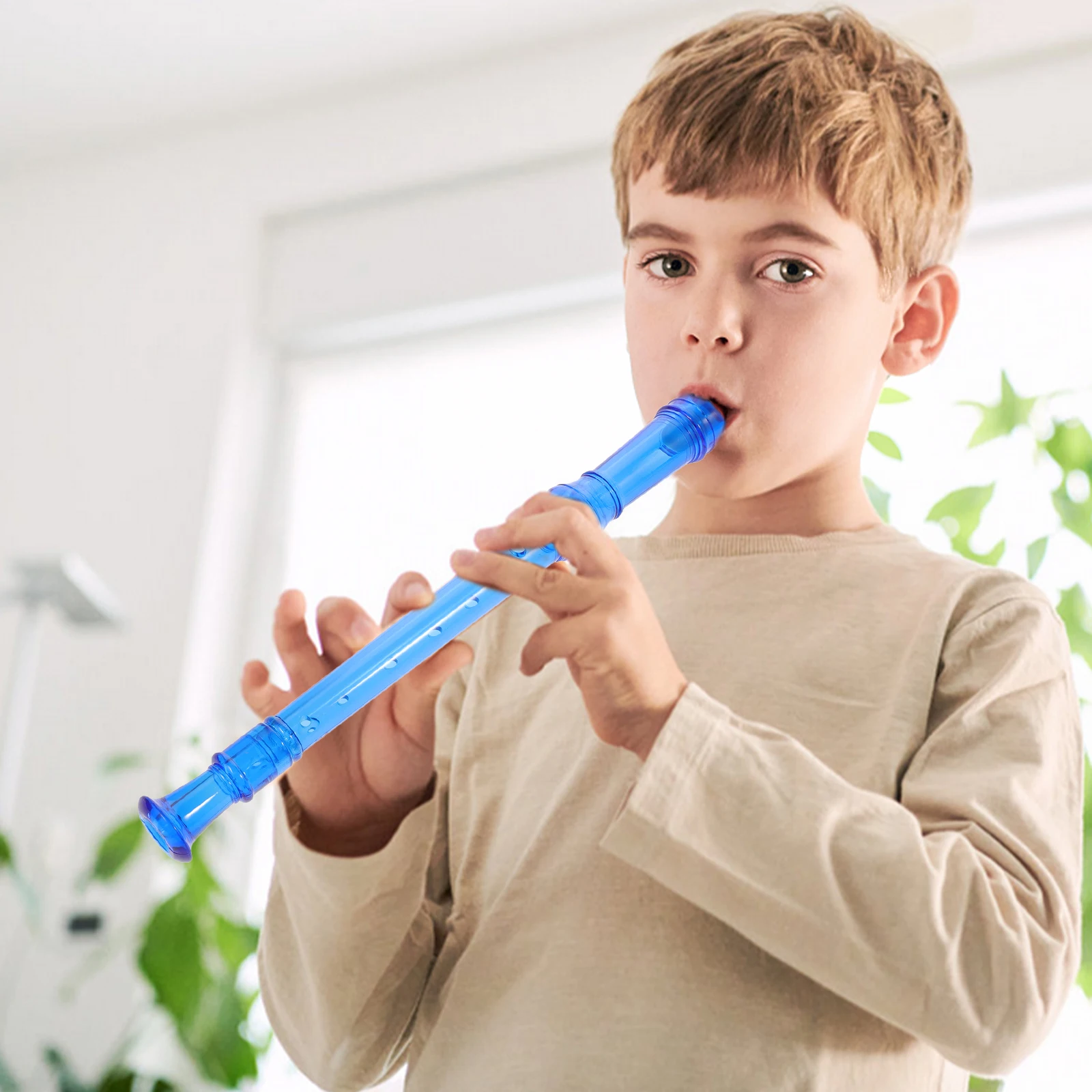 

2Pcs Soprano Recorder 8 Holes Student Teen Beginner Flute Instrument School Practice Musical Instrument with Cleaning Rod