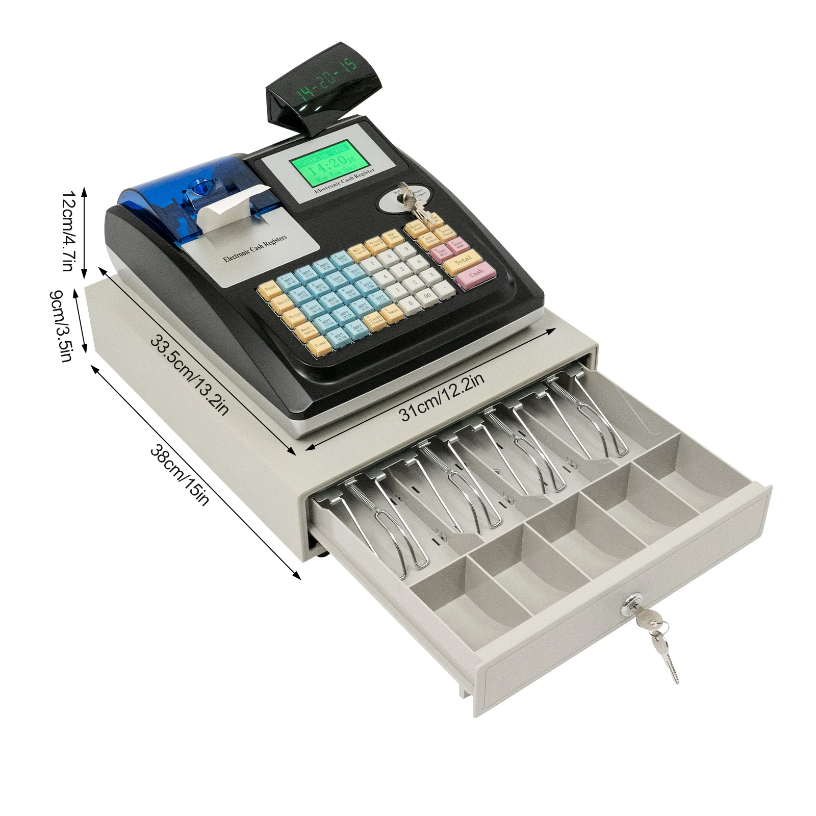 Immagine 4: Registratore di cassa elettronico Registratore di cassa per vendita al dettaglio Terminale self-service per supermercati Robusto e durevole per negozi di piccole imprese