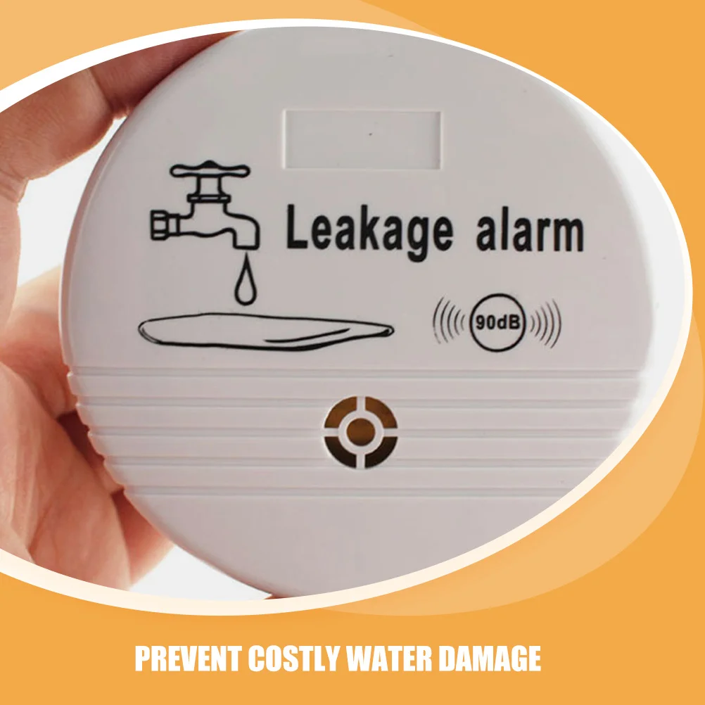 2 قطعة إنذار تسرب المياه تعمل تجاوز المياه لغرفة الغسيل المطبخ الحمام المنزل الرطوبة الاستشعار بصوت عال #2