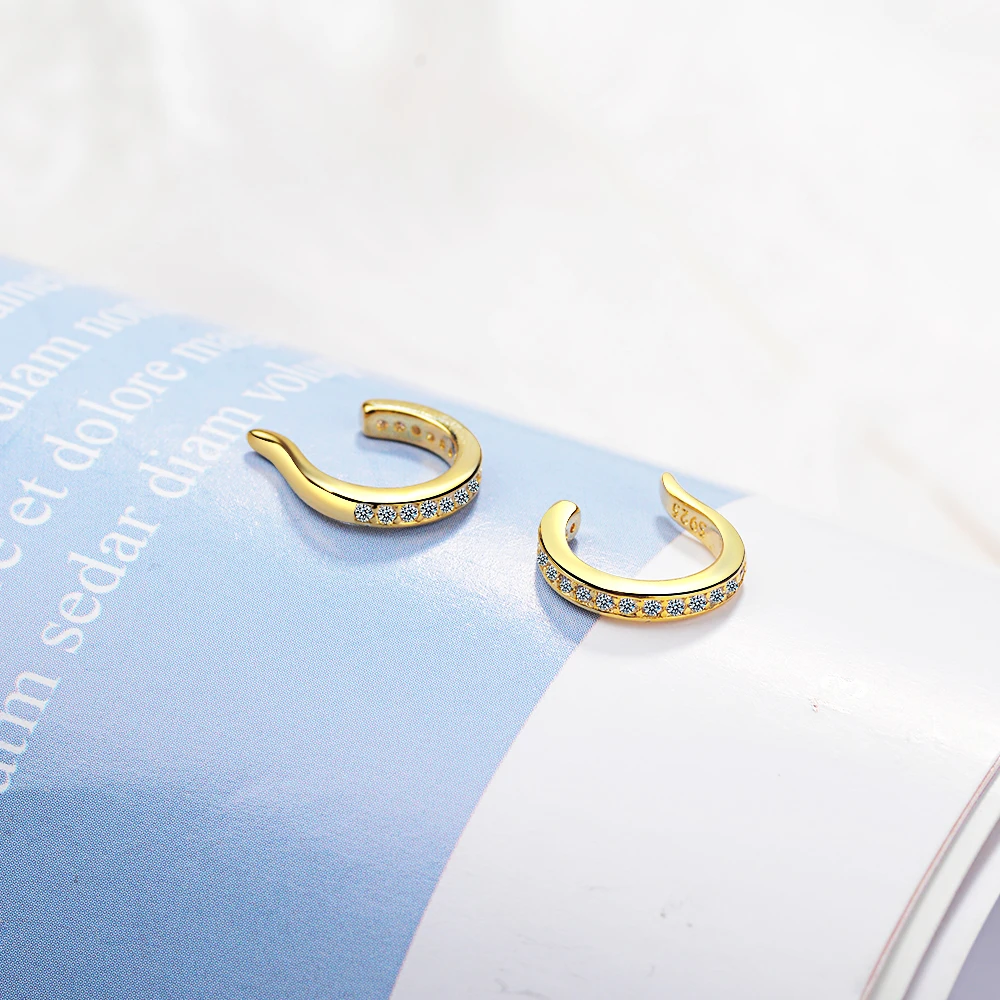 925 Sterling Silver Full Moiss - Ear Cuff No Piercing recension och pris