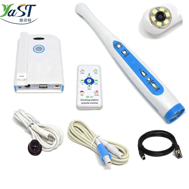 Wireless de ntal Intraoral ca mera 1/4   CCD 6 Led USB VGA Auto Focus