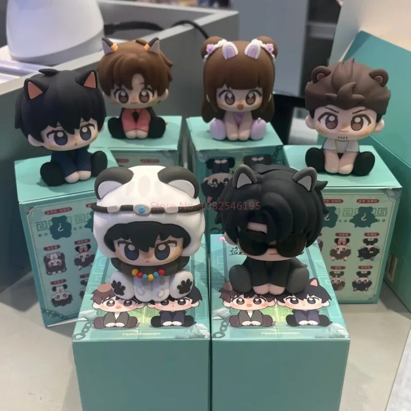 Genuine Minidoll Time Raiders Bronze Cute Series Blind Box Sitting Doll Sitting Soft Glue Ornaments Anime Dolls Holiday Toy Gift