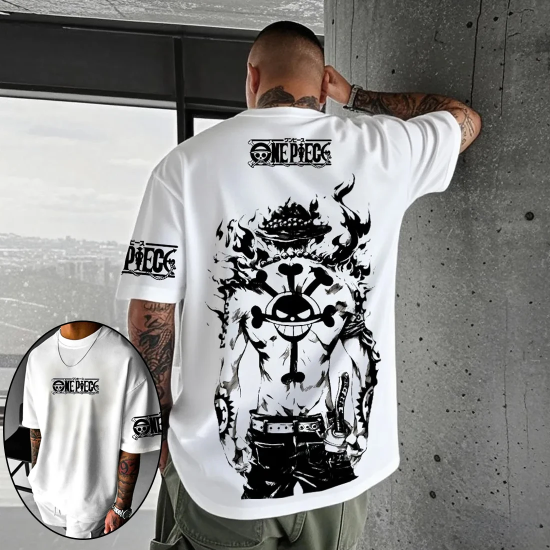 قطعة واحدة انمي ياباني مطبوعة تي شيرت رجالي رورونوا زورو بوي الأطفال Harajuku قصيرة الأكمام الاطفال لوفي تي شيرت الملابس #1