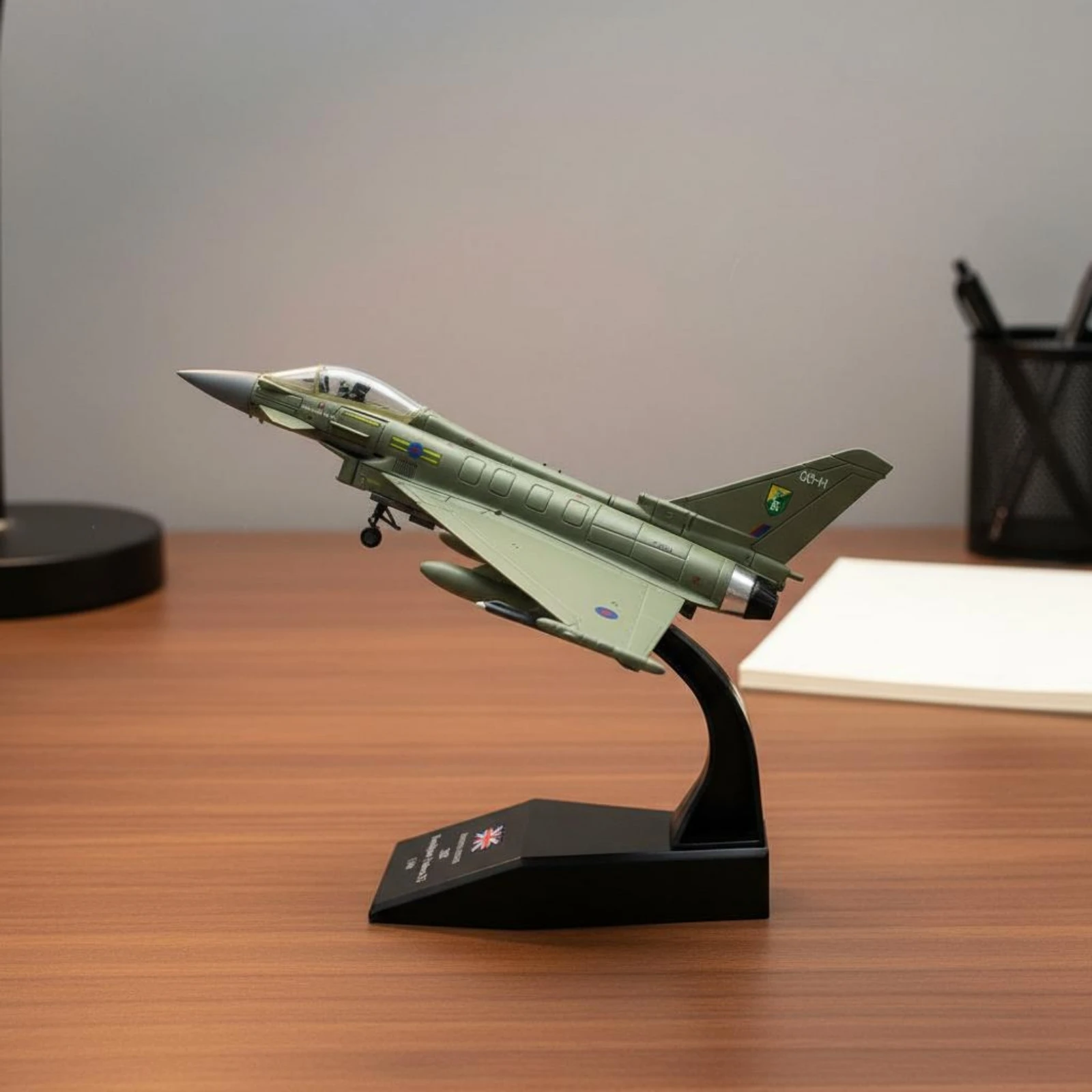 British Air Force Jet Model Alloy Eurofighter Typhoon Model EF2000 Aircraft Model Detailed Finish Diecast Plane Collectible