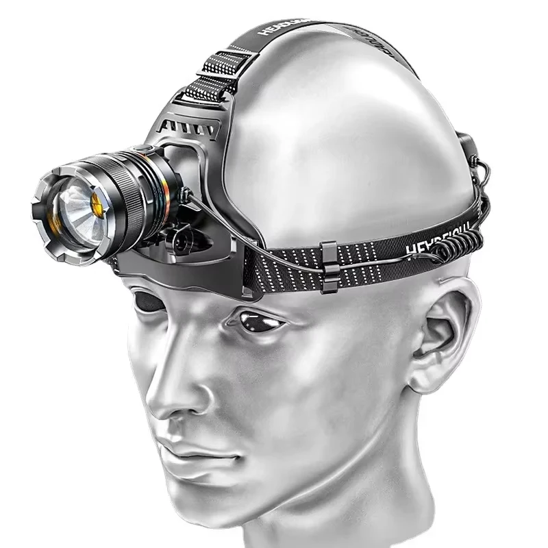 Powerful XHP70.2 XHP50.2 Led Headlamp Headlight Zoom Head Lamp Flashlight Torch 18650 battery USB Rechargeable Fishing Lantern