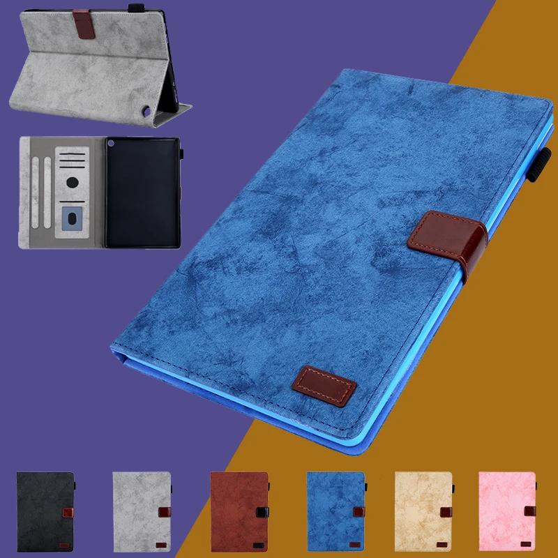 

For Kindle case Fire HD10 hd 10 2021 New capa kindle Fire HD10 plus Leather Fire HD 10.1'' Business wallet Stand tablet Cover