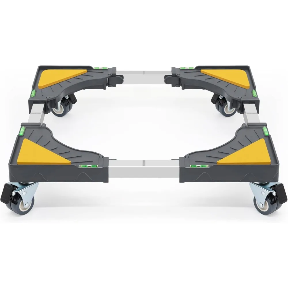 

Усиленная регулируемая тележка для бытовой техники с фиксируемыми колесами для стиральных машин, сушилок и мини-холодильников