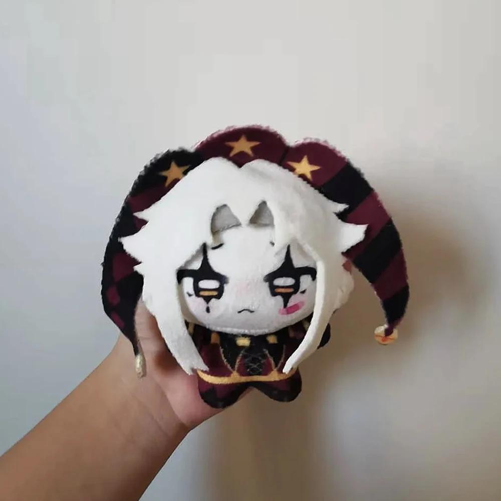 Game The Freak Circus Pierrot Cosplay Doll Plush Stuffed Cotton Figure Dolls Soft Plushies Carnival Accessories Halloween Prop